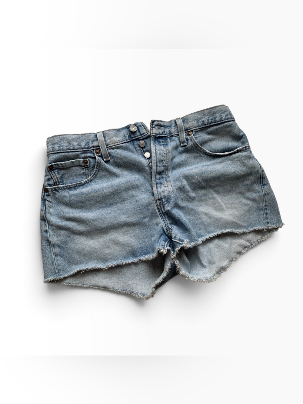 Levi’s 501 Denim Cutoff Shorts Jorts Size 32 Made in Egypt